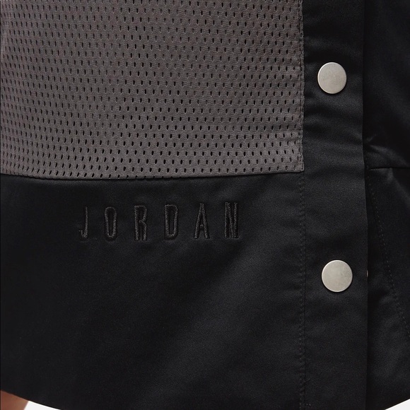 AIR JORDAN CLASSICS CAPSULE WOMENS MESH DRESS SIZE SMALL GRAY BLACK HALF ZIP NEW - Picture 5 of 5